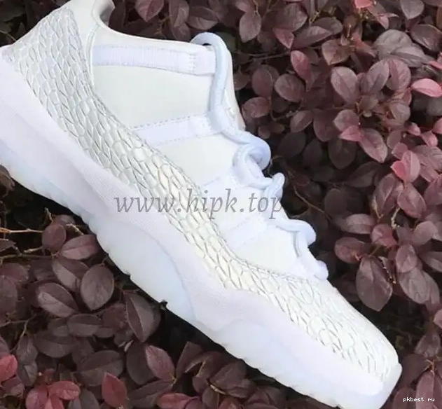 Authentic Air Low“Frost Jordan 11 White” 0605